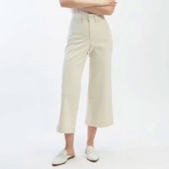 Des Life Wide Pants Oatmeal Aop